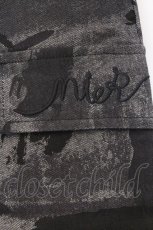 画像2: NieR Clothing / デニム調パンツ F ブラック O-26-03-14-1004-PU-PA-OW-OS (2)