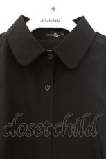 画像2: NieR Clothing / 丸襟ブラウス  ブラック O-26-03-14-1041-PU-BL-IG-OS (2)