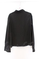 画像3: NieR Clothing / 丸襟ブラウス  ブラック O-26-03-14-1041-PU-BL-IG-OS (3)