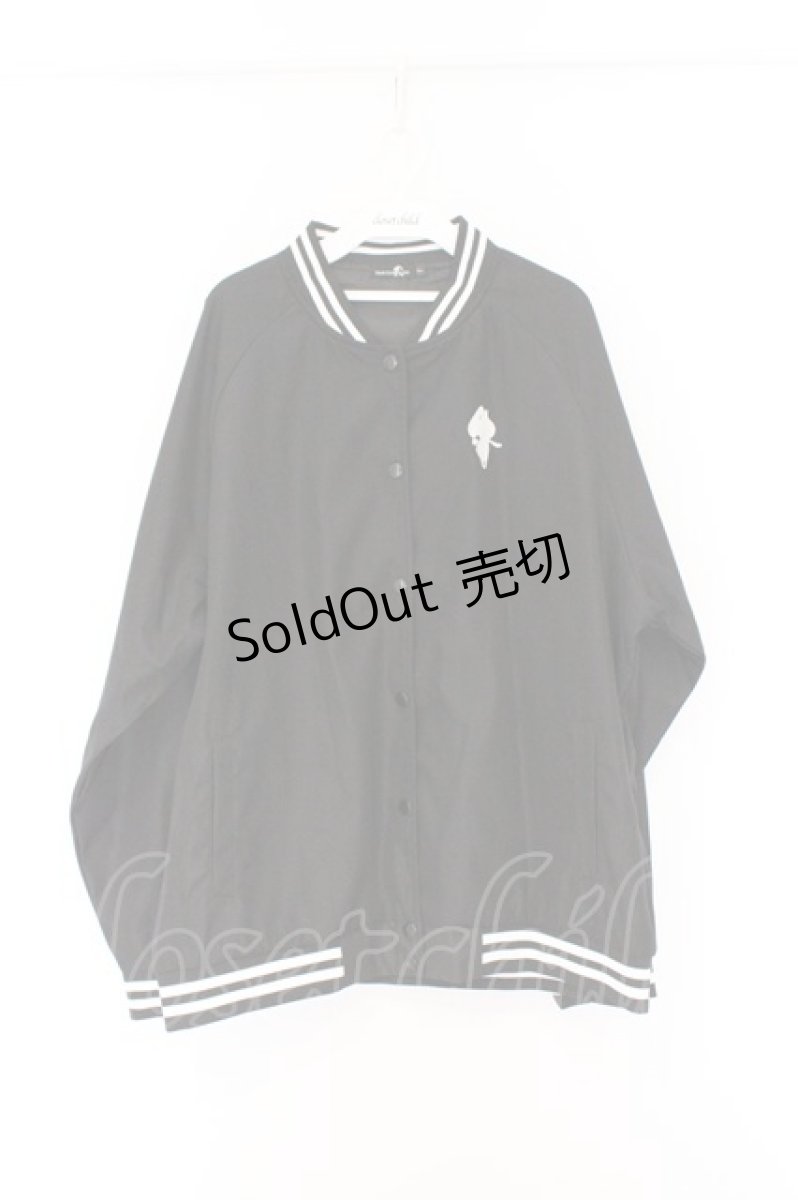 画像1: NieR Clothing /OUSON JACKET  ブラック×ホワイト O-26-03-14-1042-PU-JA-IG-OS (1)