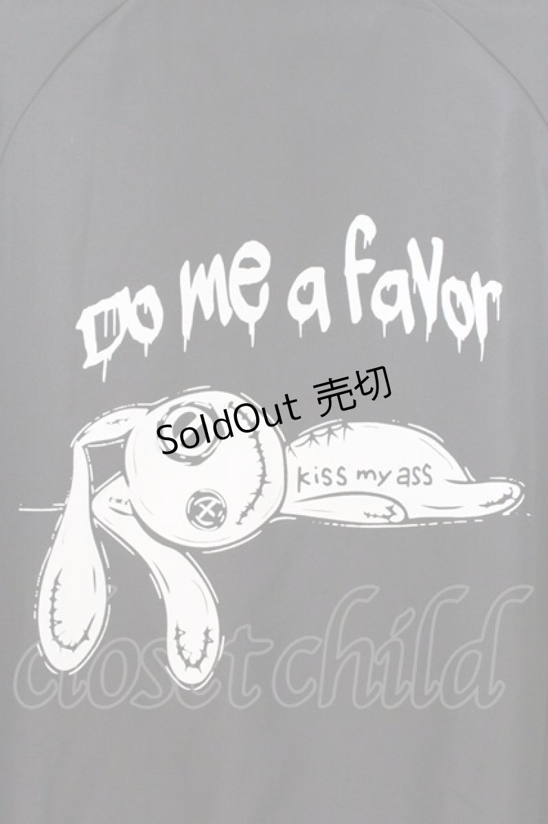 画像2: NieR Clothing /OUSON JACKET  ブラック×ホワイト O-26-03-14-1042-PU-JA-IG-OS (2)