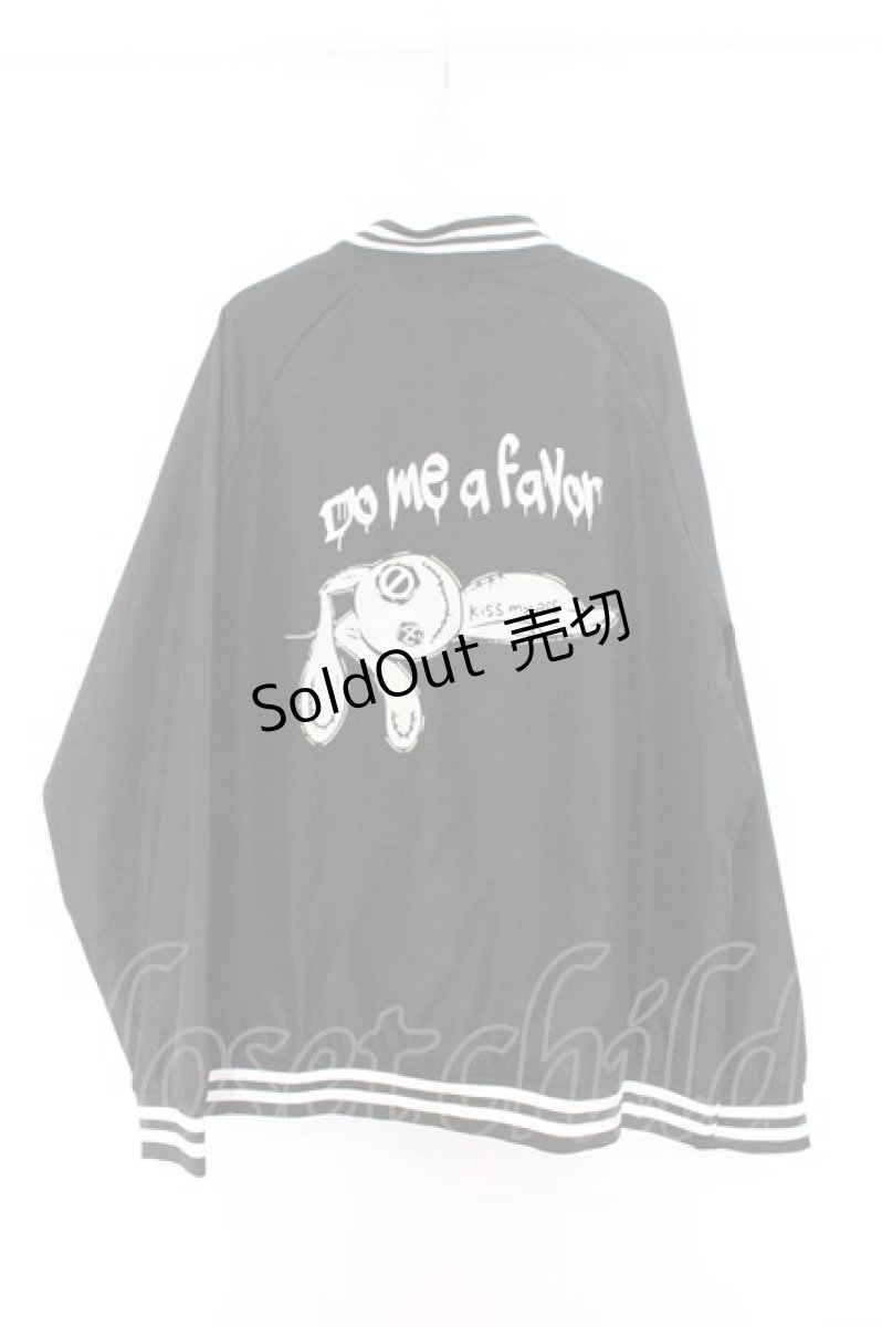 画像3: NieR Clothing /OUSON JACKET  ブラック×ホワイト O-26-03-14-1042-PU-JA-IG-OS (3)