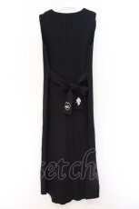 画像3: NieR Clothing / NO SLEEVE RIB KNIT ワンピース  ブラック O-26-03-14-1043-PU-OP-IG-OS (3)