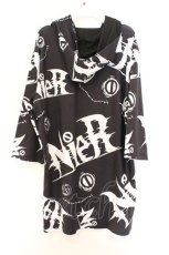 画像3: NieR Clothing / プリントカットソー  ブラック×ホワイト O-26-03-14-1045-PU-TO-IG-OS (3)