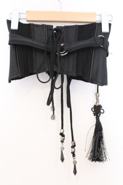 画像3: Ozz oneste / アシメデザインコルセット  ブラック O-26-03-14-1047-OO-ZA-IG-OS