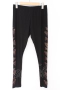 ALGONQUINS / バタフライプリントレギンス  ブラック×ブラウン O-26-03-14-1051-AL-PA-IG-OS