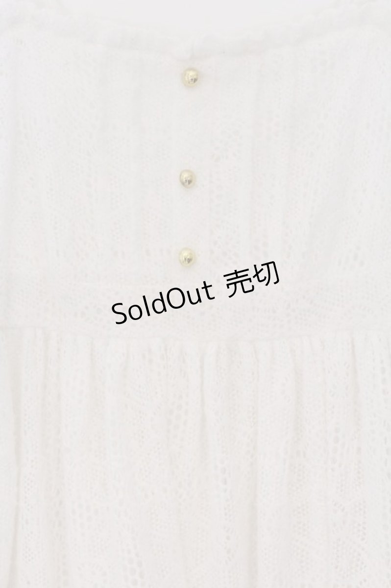 画像2: LIZ LISA / 起毛レースキャミワンピース  シロ O-26-03-14-1056-LO-OP-IG-OS (2)