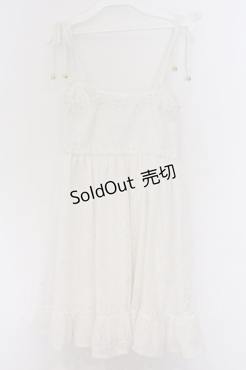 画像3: LIZ LISA / 起毛レースキャミワンピース  シロ O-26-03-14-1056-LO-OP-IG-OS (3)