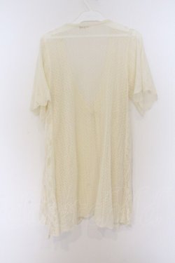 画像3: axes femme / 透かし編みレーシートッパー M 生成り O-26-03-14-1059-AX-TO-IG-OS