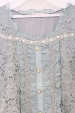 画像2: axes femme / 総レースビスチェ風プルオーバー M ミント O-26-03-14-1062-AX-TO-IG-OS (2)