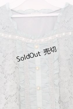 画像2: axes femme / 総レースビスチェ風プルオーバー M ミント O-26-03-14-1062-AX-TO-IG-OS