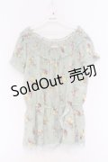 axes femme / フルーツ柄チュニック  ミント O-26-03-14-1063-AX-TO-IG-OS