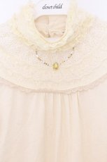 画像2: axes femme / ビジューデザインカットソー M 生成り O-26-03-14-1064-AX-TO-IG-OS (2)