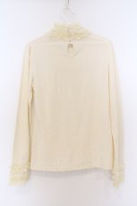 画像3: axes femme / ビジューデザインカットソー M 生成り O-26-03-14-1064-AX-TO-IG-OS (3)