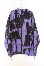 画像1: NieR Clothing / 転写ZIPパーカー F パープル×ブラック O-26-03-14-1007-PU-TO-IG-OS (1)