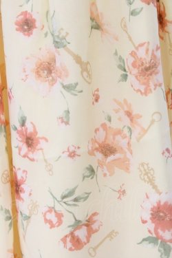 画像2: axes femme / 水彩花柄キャミワンピース M イエロー O-26-03-14-1067-AX-OP-IG-OS