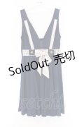axes femme / はしごレースカットワンピース M ネイビー O-26-03-14-1069-AX-OP-IG-OS