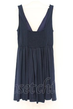 画像3: axes femme / はしごレースカットワンピース M ネイビー O-26-03-14-1069-AX-OP-IG-OS