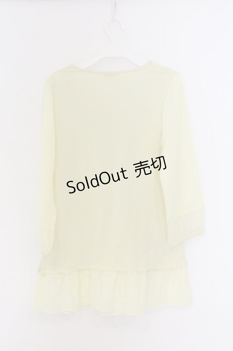 画像3: axes femme / シフォンスリーブチュニック M イエロー O-26-03-14-1073-AX-TO-IG-OS (3)