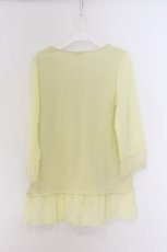 画像3: axes femme / シフォンスリーブチュニック M イエロー O-26-03-14-1073-AX-TO-IG-OS (3)