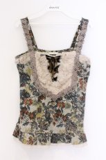 画像1: axes femme / 花柄トップス M ベージュ O-26-03-14-1074-AX-TO-IG-OS (1)
