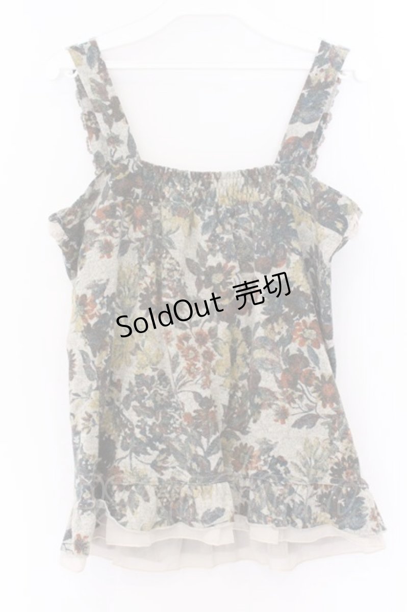 画像3: axes femme / 花柄トップス M ベージュ O-26-03-14-1074-AX-TO-IG-OS (3)