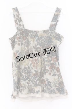 画像3: axes femme / 花柄トップス M ベージュ O-26-03-14-1074-AX-TO-IG-OS