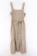 画像1: axes femme POETIQUE / 裾プリーツデザインワンピース  ベージュ O-26-03-14-1081-AX-OP-IG-OS (1)
