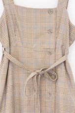 画像2: axes femme POETIQUE / 裾プリーツデザインワンピース  ベージュ O-26-03-14-1081-AX-OP-IG-OS (2)