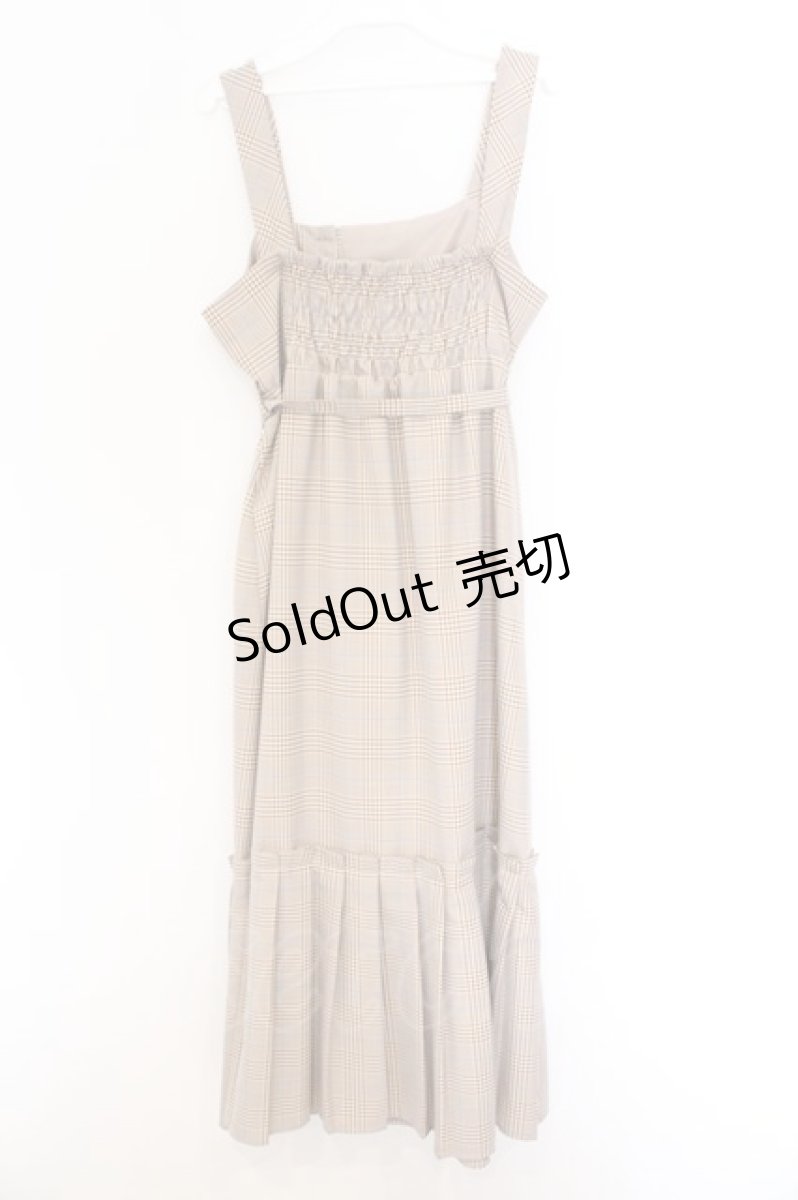 画像3: axes femme POETIQUE / 裾プリーツデザインワンピース  ベージュ O-26-03-14-1081-AX-OP-IG-OS (3)