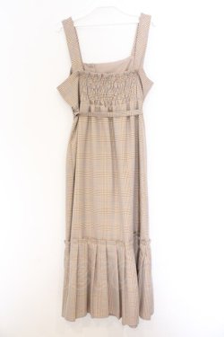 画像3: axes femme POETIQUE / 裾プリーツデザインワンピース  ベージュ O-26-03-14-1081-AX-OP-IG-OS