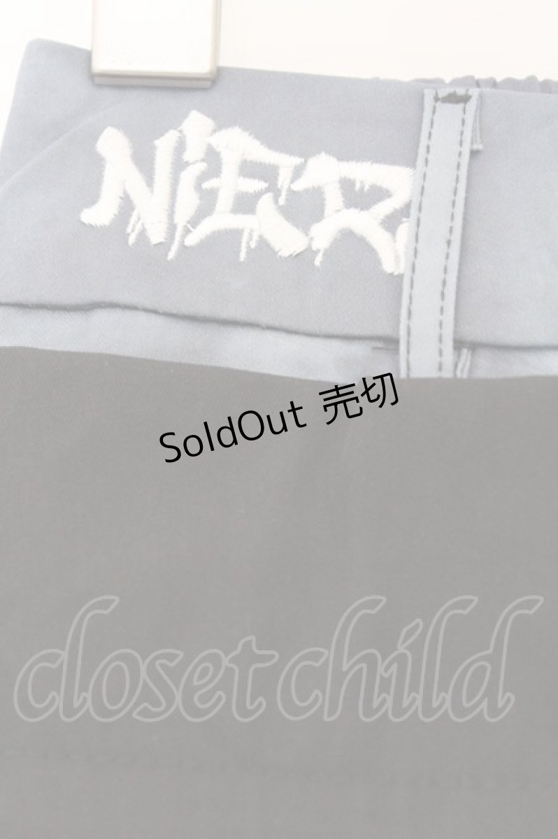画像2: NieR Clothing / レイヤードパンツ  ブラック×ブルー O-26-03-14-1010-PU-PA-IG-ZT484 (2)