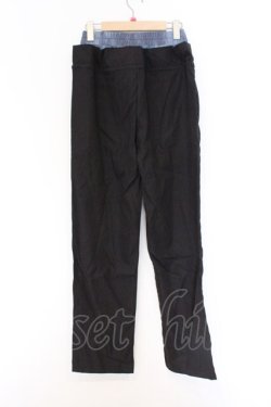 画像3: NieR Clothing / レイヤードパンツ  ブラック×ブルー O-26-03-14-1010-PU-PA-IG-OS