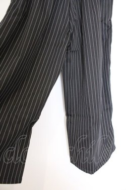 画像3: NieR Clothing / 防寒内側フリースSTRIPE WIDE PANTS パンツ  ブラック O-26-03-14-1012-PU-PA-IG-OS