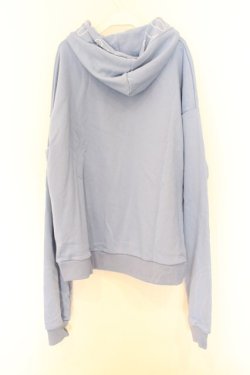 画像3: NieR Clothing / プリントパーカー  サックス タイロゴプリント O-26-03-14-1014-PU-TO-IG-OS