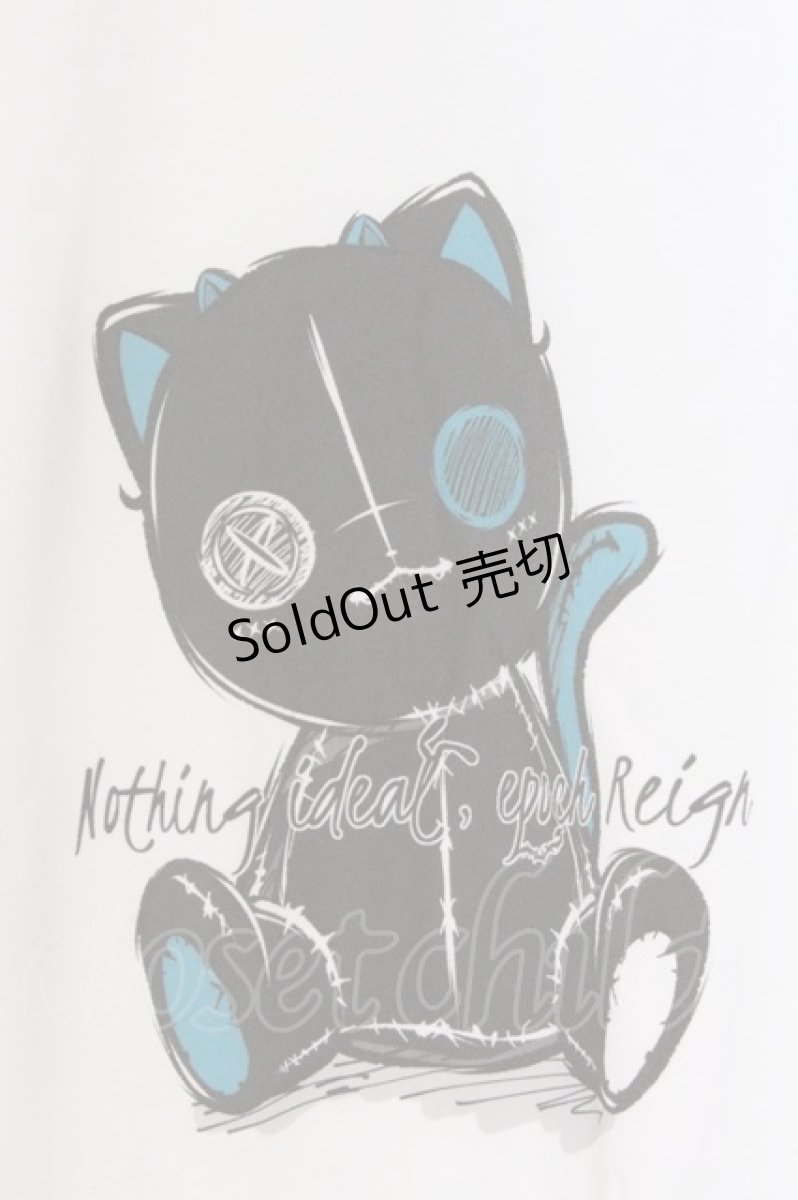 画像2: NieR Clothing / プリントトレーナー 2XL ホワイト×シエル O-26-03-14-1002-PU-TO-OW-OS (2)