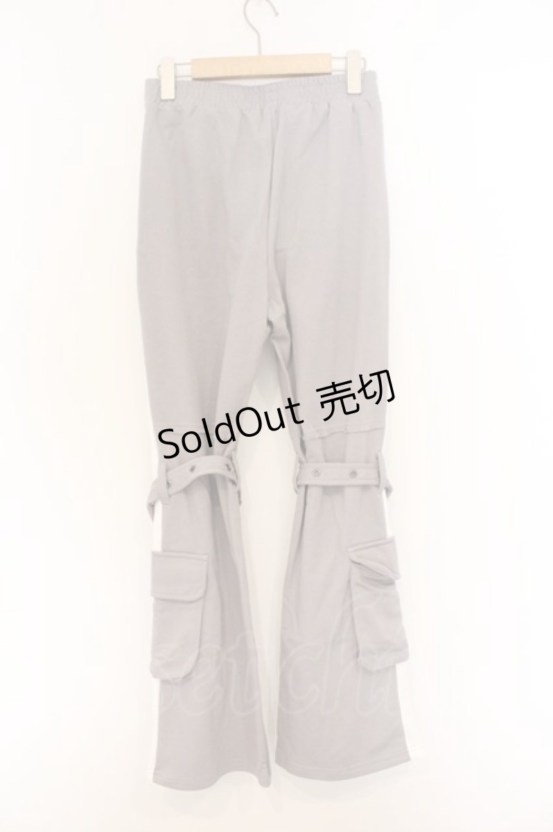 画像3: NieR Clothing / BONDAGE BELT PANTS パンツ  グレー O-26-03-14-1021-PU-PA-IG-ZT0316N (3)