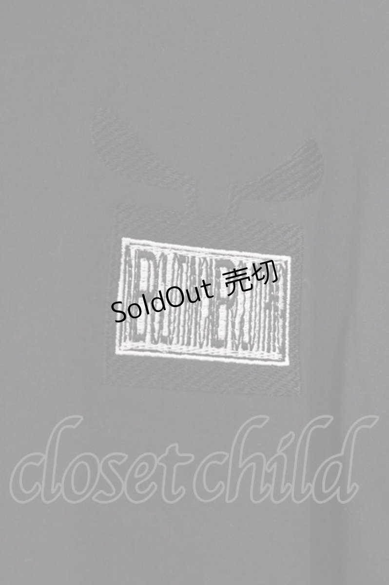 画像2: NieR Clothing / ハイネックジップパーカー  ブラック×ホワイト O-26-03-14-1023-PU-TO-IG-OS (2)