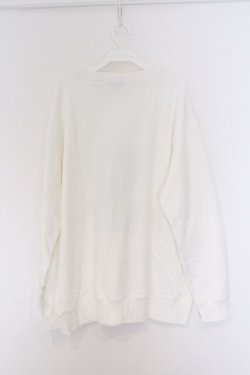 画像3: NieR Clothing / プリントトレーナー 2XL ホワイト×シエル O-26-03-14-1002-PU-TO-OW-OS