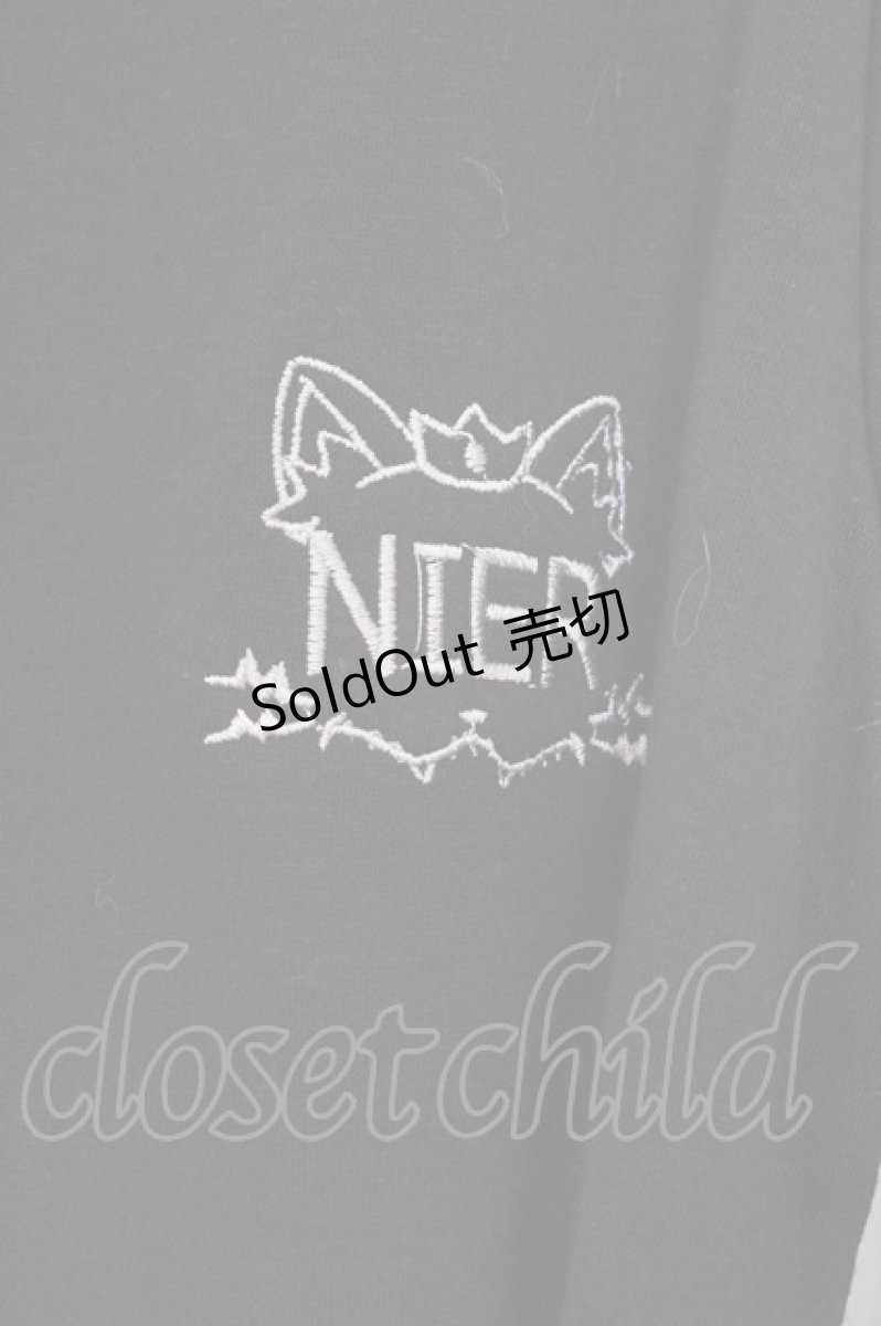 画像2: NieR Clothing / 防寒裏起毛カーディガン  ブラック O-26-03-14-1024-PU-TO-IG-OS (2)