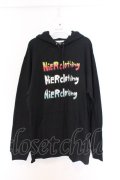 NieR Clothing / プリントパーカー 2XL ブラック O-26-03-14-1026-PU-TO-IG-OS