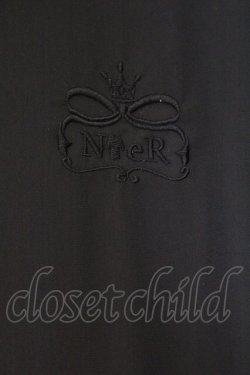 画像2: NieR Clothing / 刺繍ロングワンピース  ブラック O-26-03-14-1028-PU-JA-IG-OS