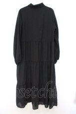 画像3: NieR Clothing / 刺繍ロングワンピース  ブラック O-26-03-14-1028-PU-JA-IG-OS (3)