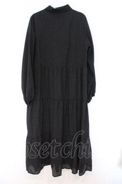 画像3: NieR Clothing / 刺繍ロングワンピース  ブラック O-26-03-14-1028-PU-JA-IG-OS