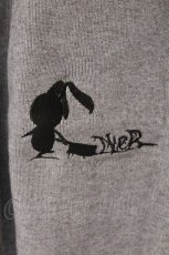 画像2: NieR Clothing / 超LONG丈GRAY KNIT CARDIGAN　カーディガン F グレー O-26-03-14-1003-PU-TO-OW-ZT484 (2)