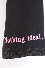 画像2: NieR Clothing / オフショルZIPトップス  ブラック×ピンク O-26-03-14-1030-PU-TO-IG-OS (2)