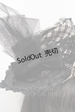 画像2: ALICE and the PIRATES / トリックマスターチェックミニハット  ベージュ O-26-03-14-048-PA-AC-OW-OS