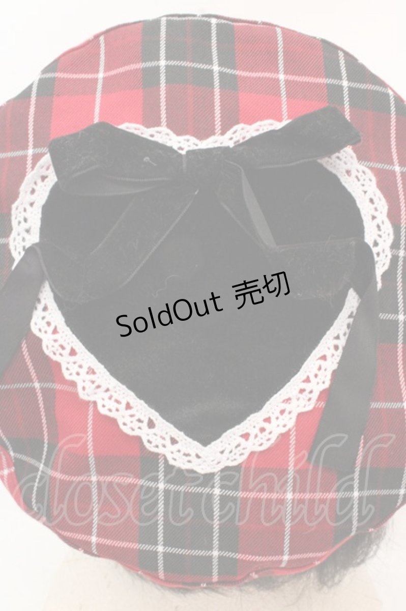 画像2: Eri Aino's collaboration / シャーロットの水曜日ベレー帽 57.5cm アカ O-26-03-14-049-PU-AC-OW-OS (2)