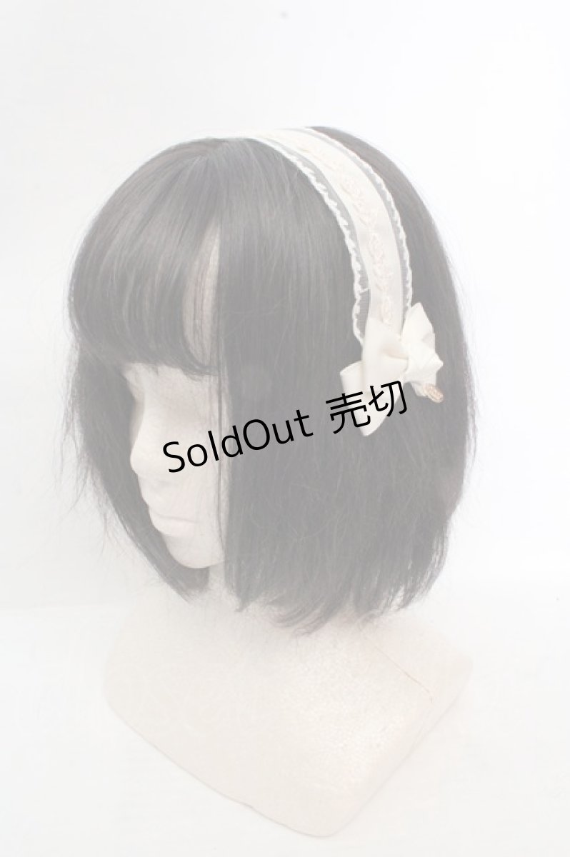 画像1: m petit by misako / AM*NIヘッドドレスA  アイボリー O-26-03-14-051-LO-AC-OW-OS (1)