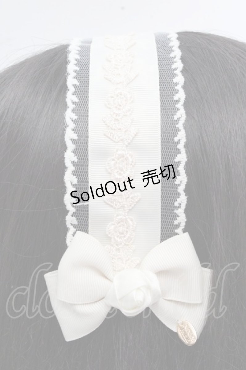 画像3: m petit by misako / AM*NIヘッドドレスA  アイボリー O-26-03-14-051-LO-AC-OW-OS (3)